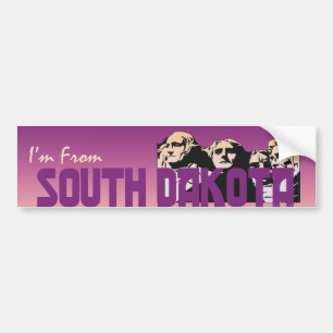 TEE I'm From South Dakota Bumper Sticker