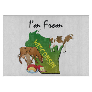 TEE I'm from Wisconsin Cutting Board