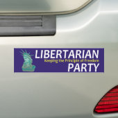 TEE Libertarian Bumper Sticker (On Car)