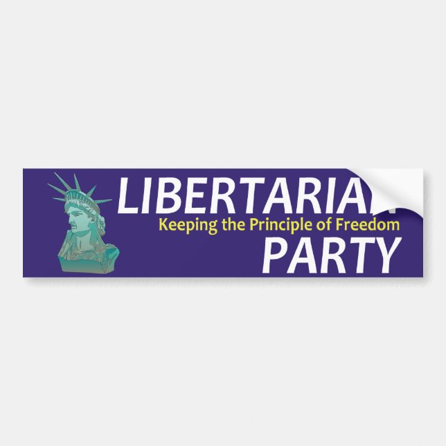 TEE Libertarian Bumper Sticker (Front)