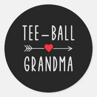 Tee Ll Grandma Funny Gift For Ll Grandma Mothers D Classic Round Sticker