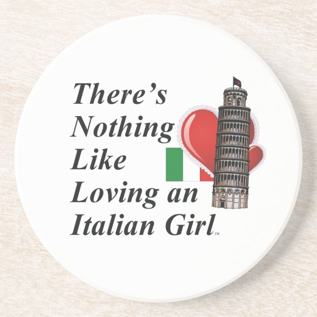 TEE Love Italian Coaster (Front)