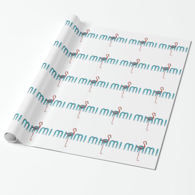 TEE Miami Wrapping Paper (Unrolled)