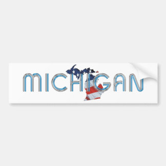 TEE Michigan Patriot Bumper Sticker