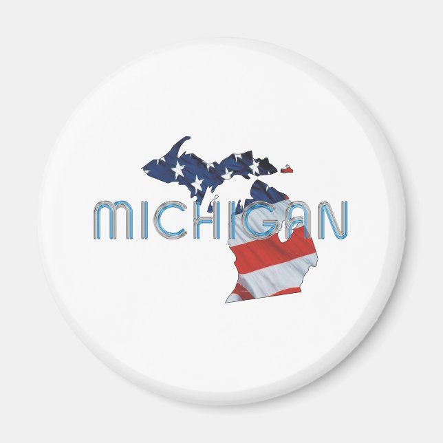 TEE Michigan Patriot Magnet (Front)