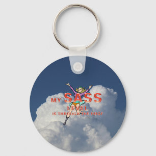 TEE My Sass Level Key Ring