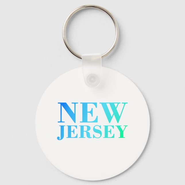 TEE New Jersey Key Ring (Front)