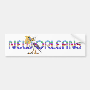 TEE New Orleans Bumper Sticker