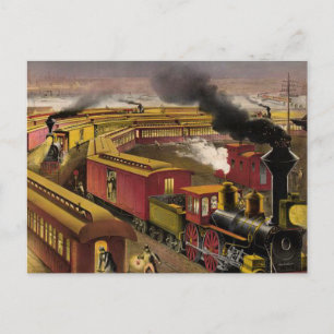 TEE Night Train Postcard