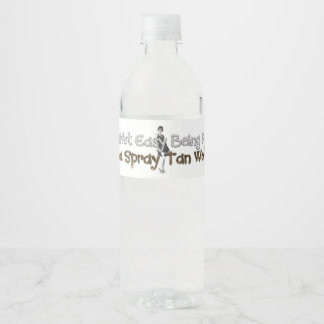 TEE Not Easy Being Pale Water Bottle Label