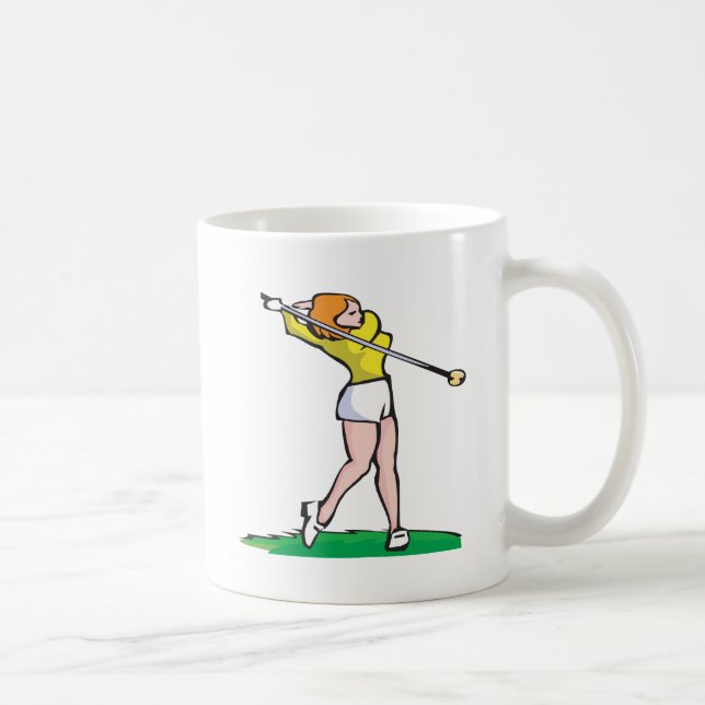 Tee Off Coffee Mug (Right)