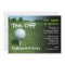 Tee Off Golf Retirement Party Invitation