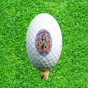 Tee Off with a Pawsitive Twist Golf Balls