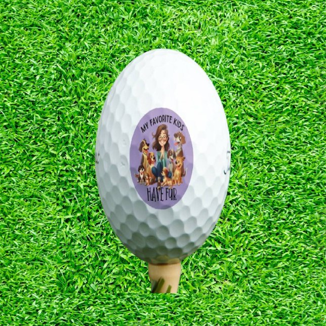 Tee Off with a Pawsitive Twist Golf Balls (Elegance Teed Up!)