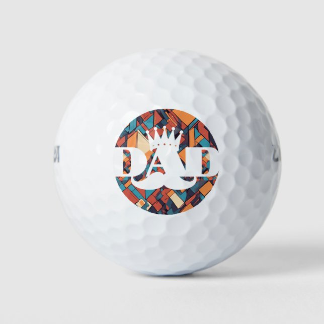 Tee Off with the Greatest: 'Greatest Dad Ever" Golf Balls (Front)