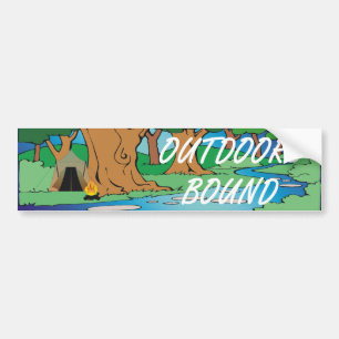 TEE Outdoors Bound Bumper Sticker
