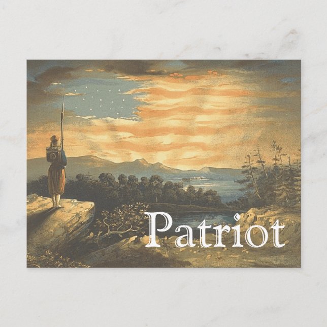 TEE Patriotic Sky Postcard (Front)