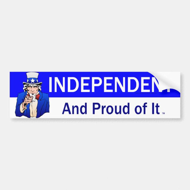 TEE Proud Independent Bumper Sticker (Front)