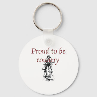 TEE Proud to be Country Key Ring