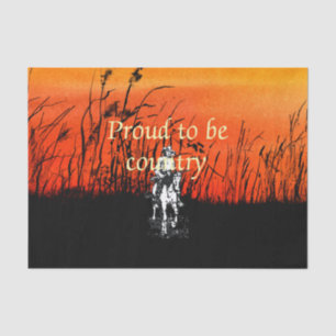 TEE Proud to be Country Tissue Paper