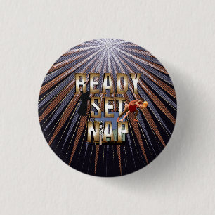 TEE Ready Set Nap 3 Cm Round Badge
