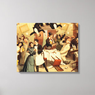 TEE Restaurant Shenanigans Canvas Print