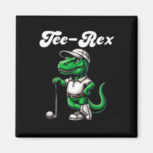 Tee Rex Golf T Rex Dinosaur Boys Men's Women's Kid Magnet