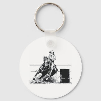 TEE Rodeo Cowgirl Key Ring