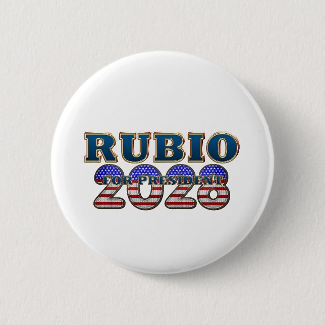 TEE Rubio 2028 6 Cm Round Badge (Front)