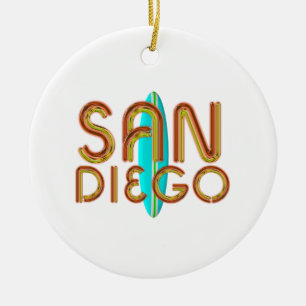 TEE San Diego Ceramic Tree Decoration