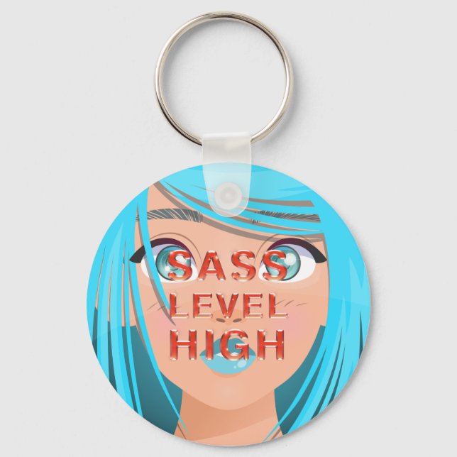 TEE Sass Level High Key Ring (Front)