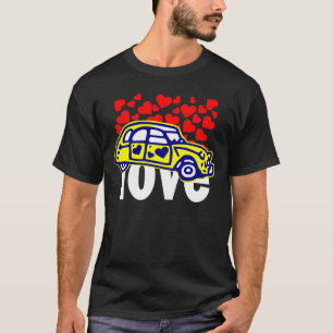 tee-shirt 2CV heart T-Shirt