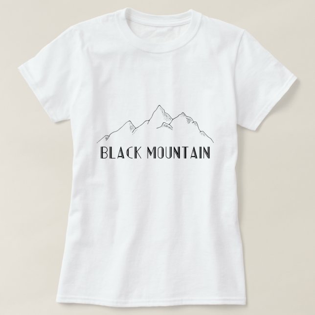 Tee-shirt “Black Mountain " T-Shirt (Design Front)