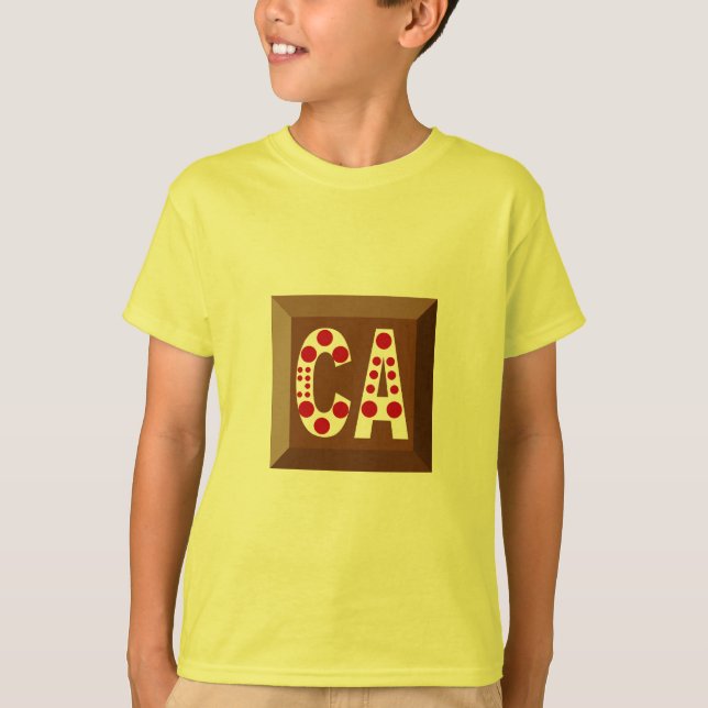 Tee-shirt blue jersey CANADA CHOCOLATE CANDIES T-Shirt (Front)