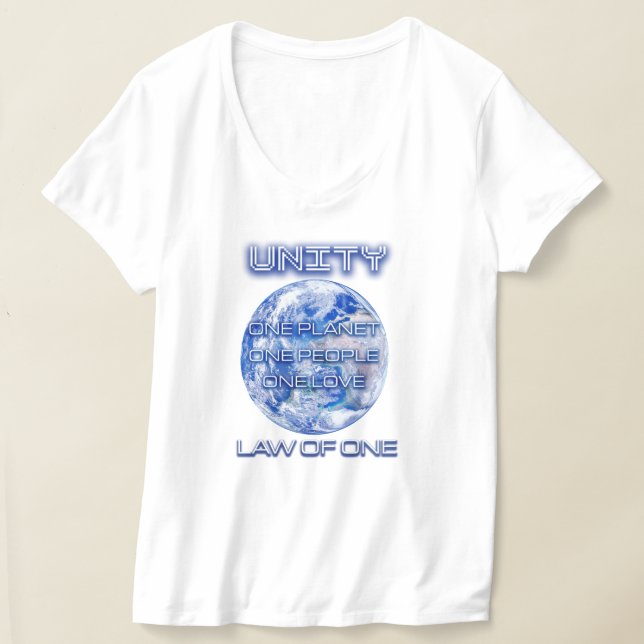 Tee shirt col V femme (Laydown)