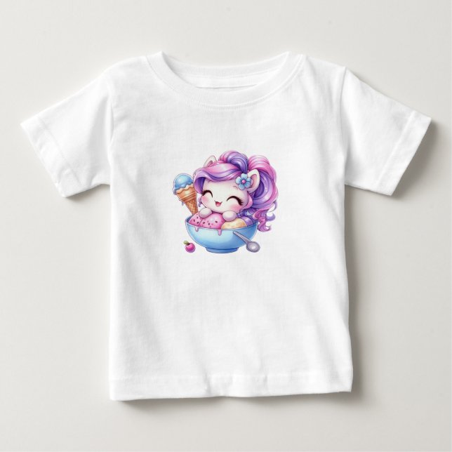 tee shirt enfant licorne  (Front)