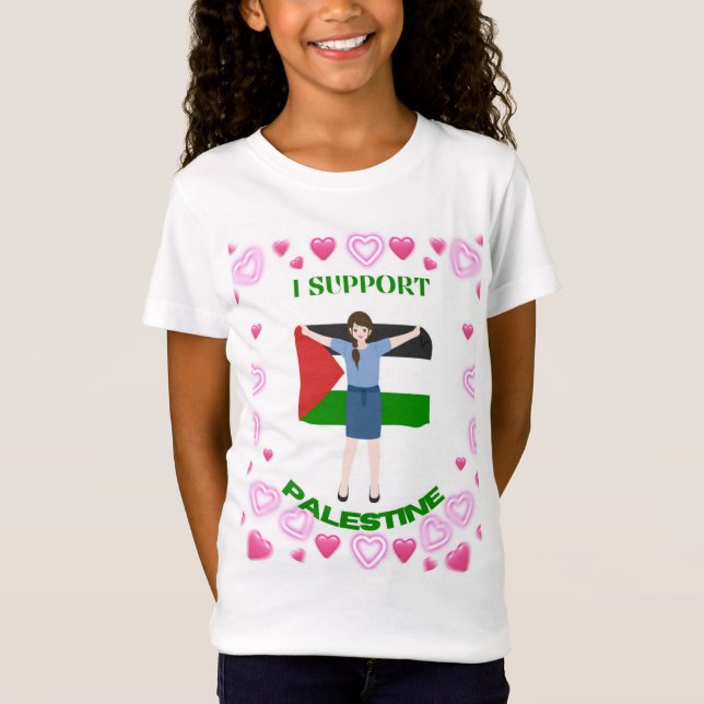 tee(shirt je supporte palestine T-Shirt (Front)