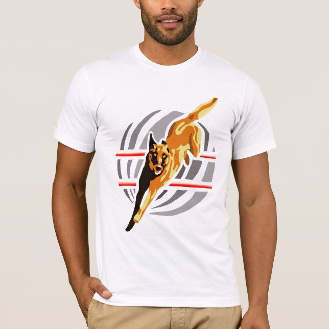 Tee-shirt malinois jump T-Shirt (Front)
