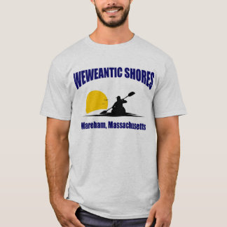 tee shirt of weweantic river in wareham mass.