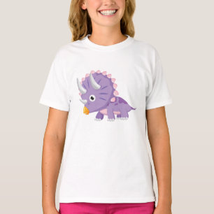 Tee-shirt To dishevel Girl Dinosaur T-Shirt