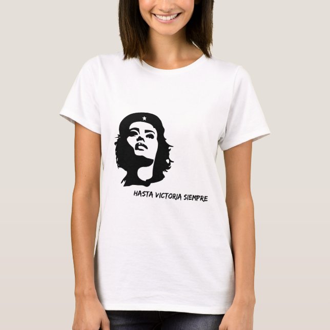 Tee Shirt Woman Cuba Che Guevara Revolution (Front)