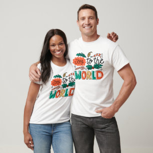 tee shirts Joy to the World Merry Christmas