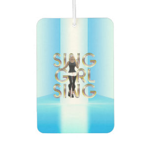 TEE Sing Girl Sing Car Air Freshener