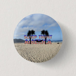 TEE Sleep Tight America Magnets 3 Cm Round Badge
