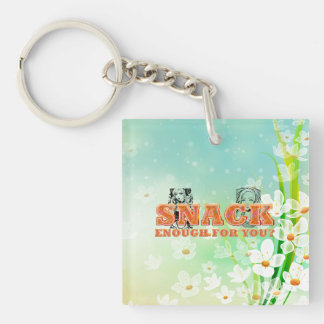 TEE Snack Enough Key Ring