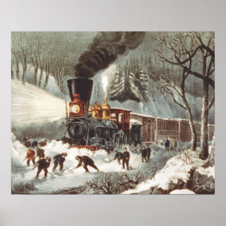 TEE Snow Train Poster