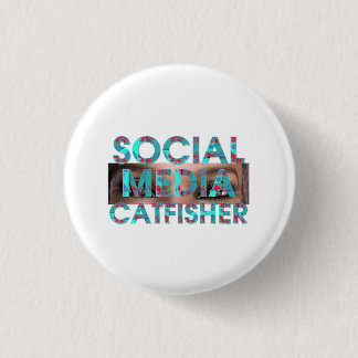 TEE Social Media Catfisher 3 Cm Round Badge