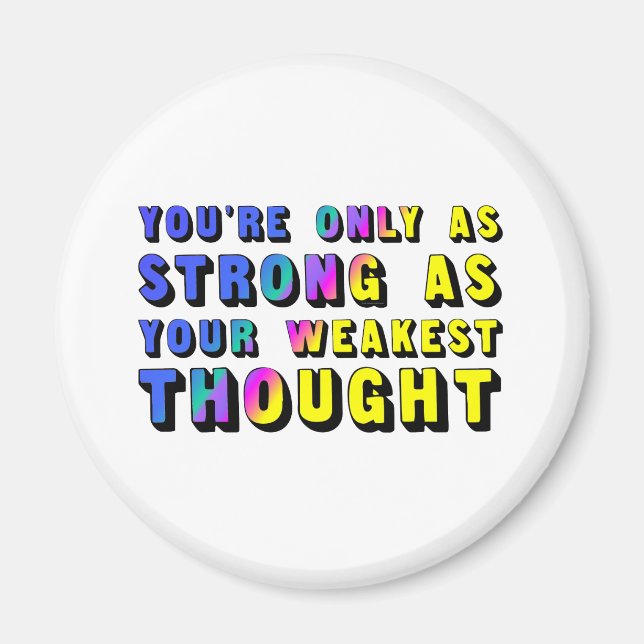 TEE Strong Think Magnet (Front)