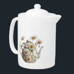 Tee Teekanne Flower motif Gänseblümite Margeriten<br><div class="desc">Simple and elegant vintage design for your tea hours. The motif teapot is a charming companion on the tables and can contain a lot of tasty tea for you and your family.</div>