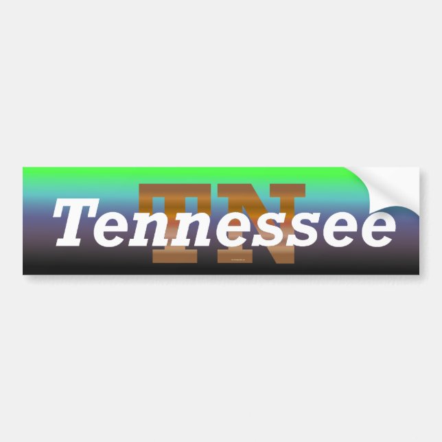 TEE Tennessee Bumper Sticker (Front)